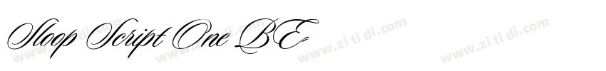 Sloop Script One BE字体转换 Sloop Script One BE字体转换